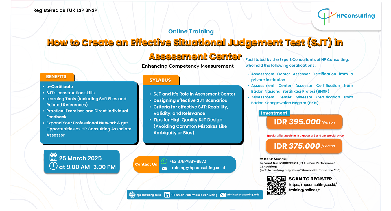 How to Create and Effective Situational Judgement Test (SJT) in Assessment Center